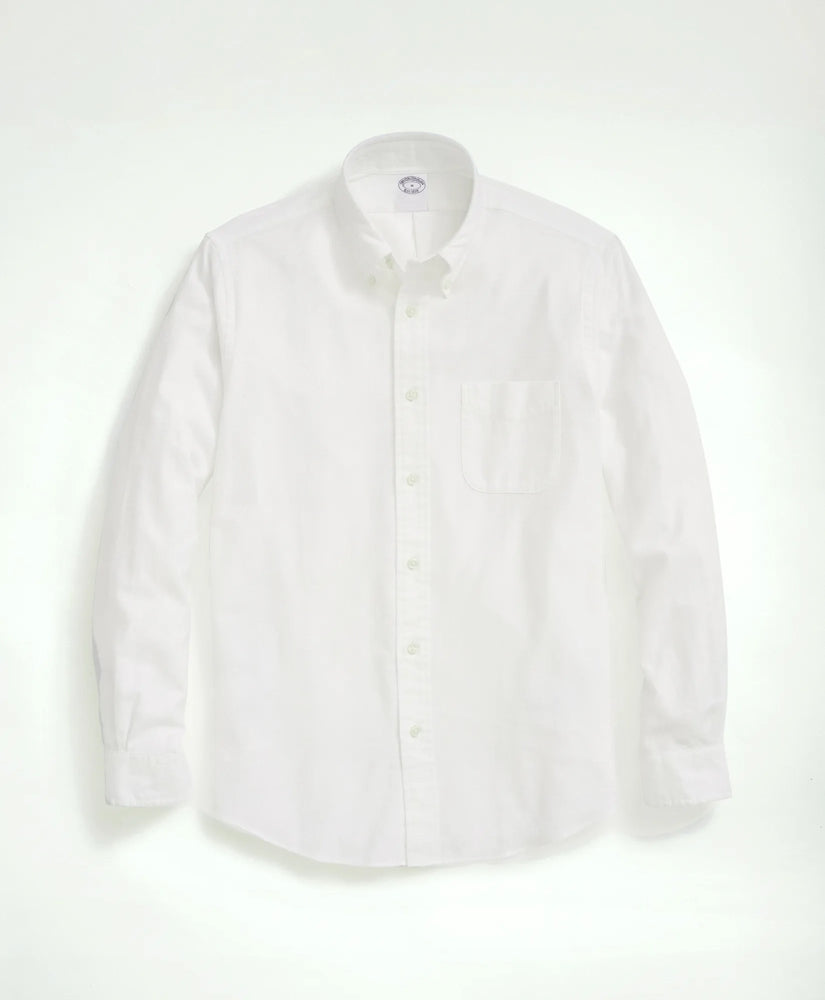 Portuguese Flannel Polo Button Down Collar Shirt | Brooks Brothers