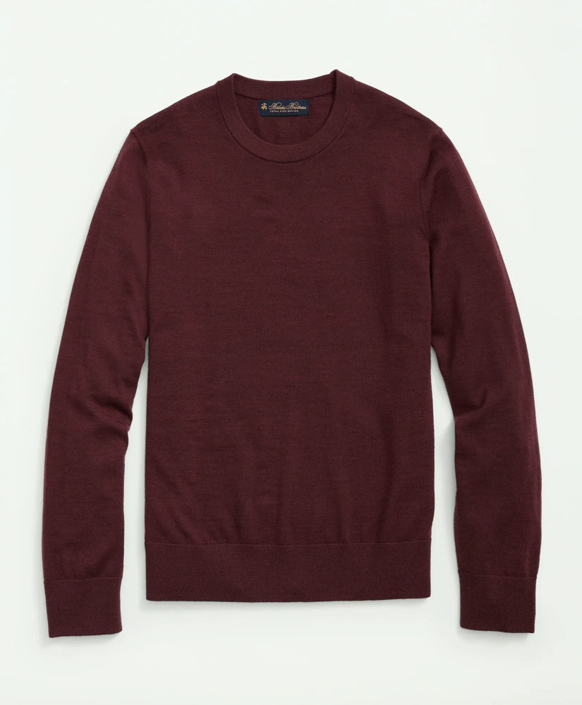 Ultimate Merino Wool Crewneck Sweater | Brooks Brothers