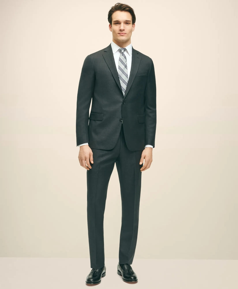Classic Fit Wool Tic 1818 Suit | Brooks Brothers