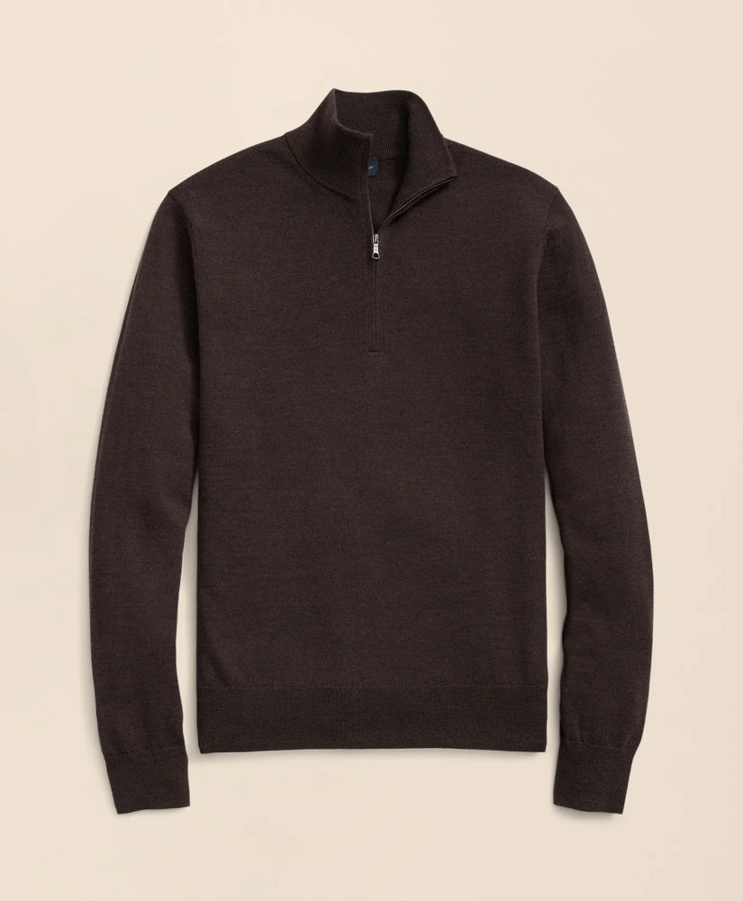 Ultimate Merino Wool Quarter-Zip Sweater | Brooks Brothers