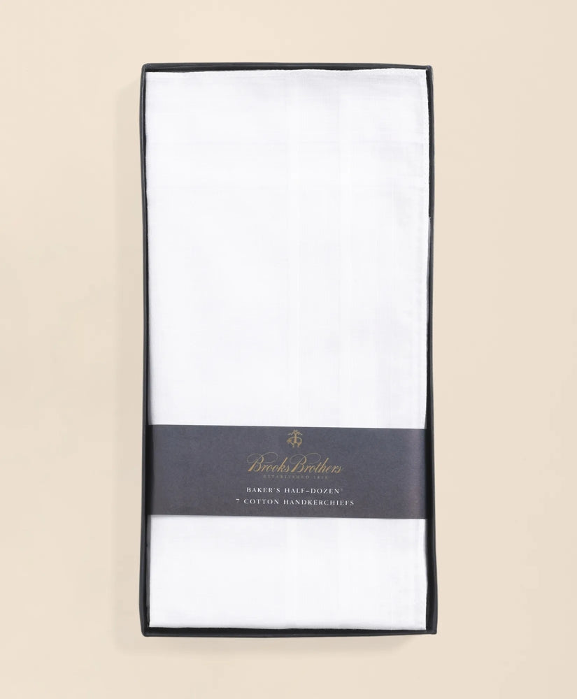 Pure Cotton Handkerchiefs-Set of 6 | Brooks Brothers