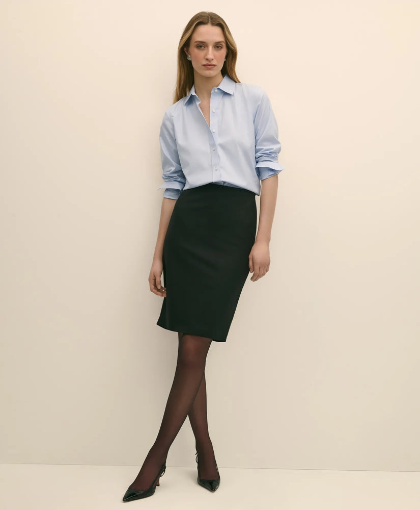 The Essentials Brooks Brothers Stretch Wool Pencil Skirt | Brooks Brothers