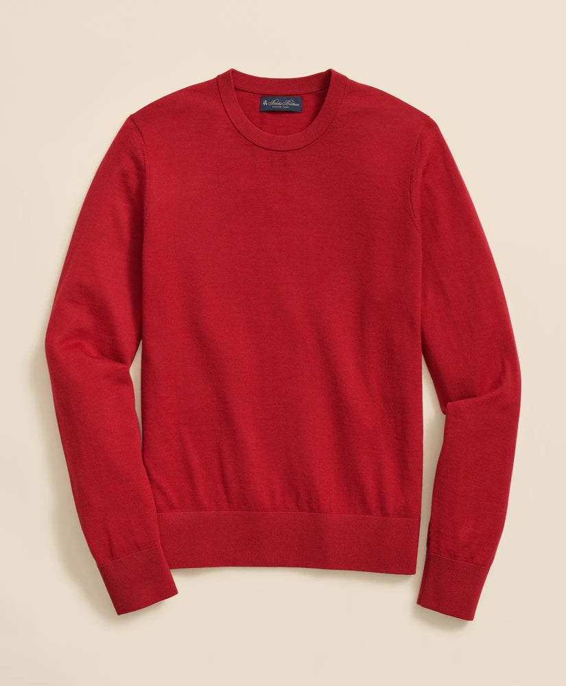Ultimate Merino Wool Crewneck Sweater | Brooks Brothers