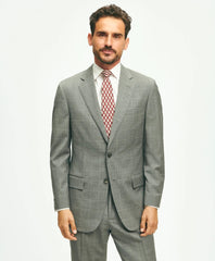 Traditional Fit 1818 Windowpane Suit In Wool | Brooks Brothers